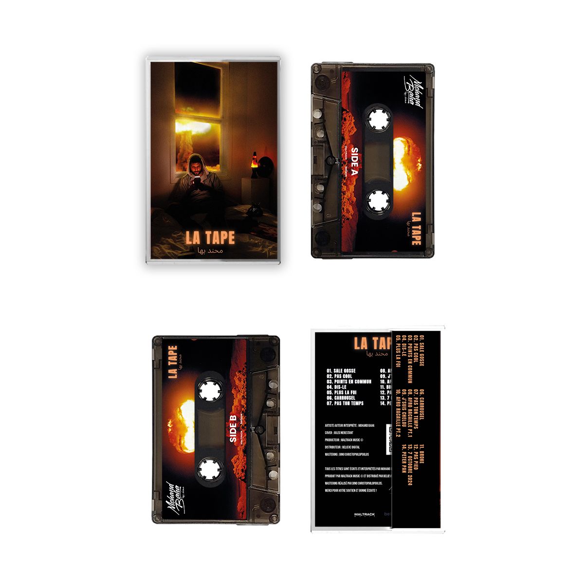 "La Tape" Copie Physique - Edition Cassette Audio, par Mohand Baha