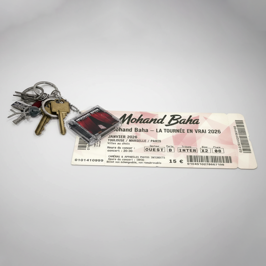 Pack “Entrée en Scène” - Porte-clé + Billet de Concert