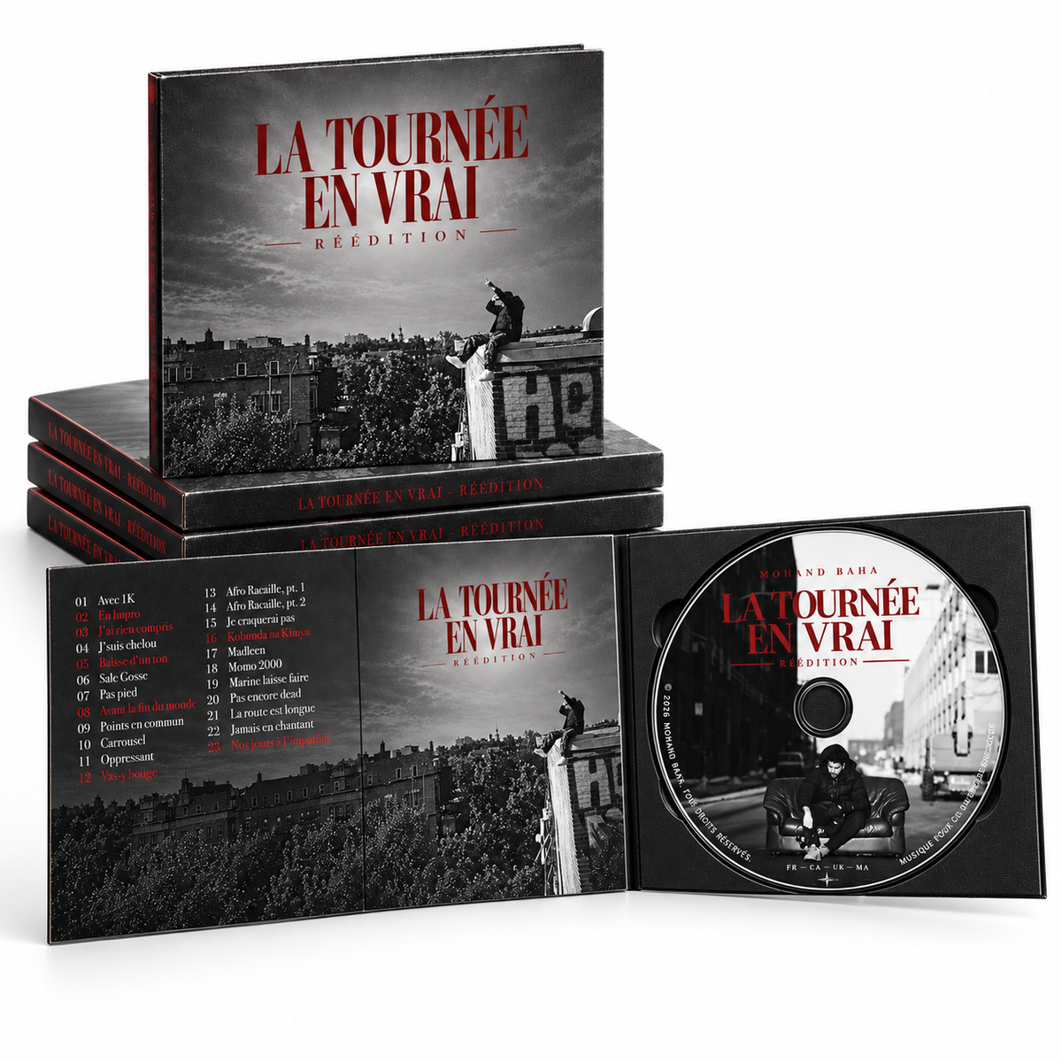 Présentation de l’édition limitée de LA TOURNÉE EN VRAI — RÉÉDITION.